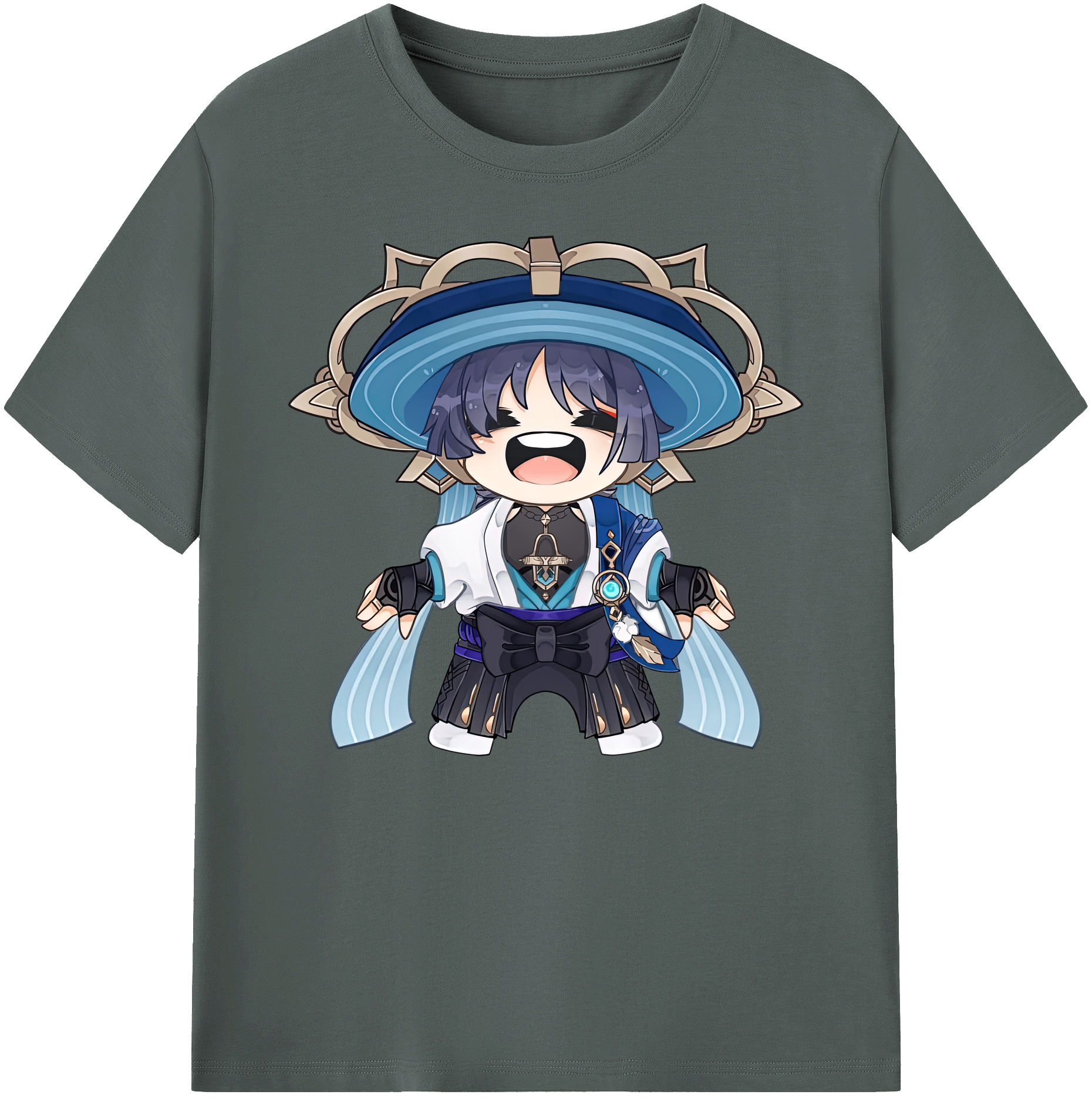 げんし神 さんペい genshin Sanpei 綿100％ メンズ半袖Tシャツ｜肌触りやわらか＆通気性